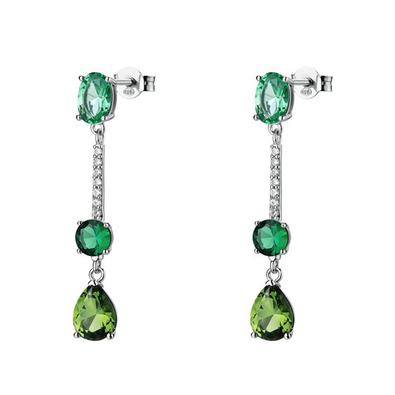 Earrings Brosway Woman FANCY LIFE GREEN in Silver Cubic Zirconia FLG152 - FLG152